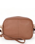 Camel Convertible Leather Cross Body Camera Bag Brix and Bailey Ethical Bag Brand