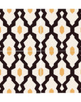 Premium Moroccan cement tiles, vibrant yellow and black bathroom kitchen tiles, handcrafted authentic Souk pattern, luxury high-traffic flooring by Maria Starling Design at brixbailey.com