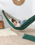 Forest Snuggle Hammock: Cozy, Safe & Handmade - Perfect for Kids and Adults Alike by Sówka at www.brixbailey.com