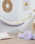 Moonlight Dream Hammock - Soft Lilac, Handmade, Safe & Cozy - Ideal for Relaxation & Play by Sówka at www.brixbailey.com