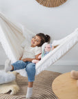 The Polar Hug Hammock - Soft, Fluffy & Safe Kids Hanging Chair - Handmade in Poland by Sówka at www.brixbailey.com