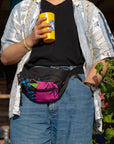 Spacious Water-Resistant Waist Bag - Tropics