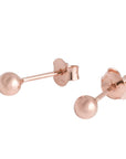 Timeless Elegance: The Sphere Silver Studs - Experience Exquisite Craftsmanship and Sophistication by MyaMoon at www.brixbailey.com