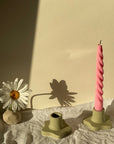 Spiral Taper Candles Bundle of 4