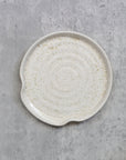 Pepper White Classic Spoon Rest