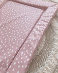Standard Changing Mat - Dusky Pink Spots Print