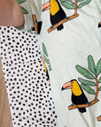 Travel Changing Mat - Black Spotty Print