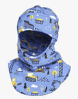 Spring to Autumn Kids Balaclava Construction Print