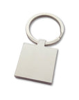 Engraved Square Keychain – Custom Photo Keyring With Mirror Finish & Velvet Pouch
