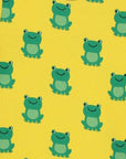 Premium baby frog print t-shirt, stylish handcrafted organic cotton, cute frog concert design, snap button closure, best-selling toddler outfit by Toby Tiger at brixbailey.com