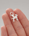 Staffordshire Bull Terrier Silver Dog Charm