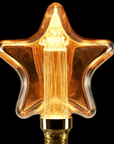 Star Bulb LED Crown Amber