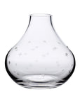A Small Crystal Vase with Stars Design