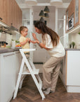 Foldable Toddler Helper Tower White