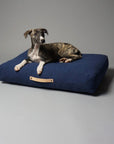 Navy Blue Stockholm Pet Cushion