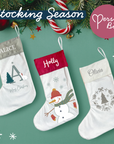 Personalised Christmas Stocking Christmas Countdown