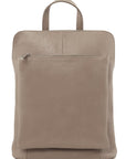 Stone Leather Pocket Backpack – Versatile & Elegant Style by Sostter at brixbailey.com