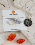 Storm Guardian Silver St Christopher Necklace