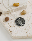 Storm Guardian Silver St Christopher Necklace