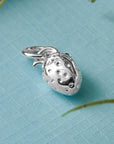 Strawberry Silver Charm