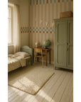 Vintage Striped Wallpaper in Soft Tones