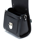 Handmade Leather Sugarcube Handbag - Black