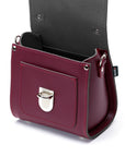 Handmade Leather Sugarcube Handbag - Oxblood