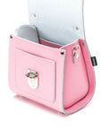 Handmade Leather Sugarcube Handbag - Pastel Pink