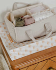 Anti-Roll Wedge Changing Mat - Boho Suns Print