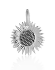 Sunflower Silver Charm