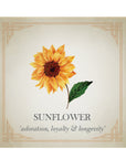 Sunflower Silver Charm Bracelet