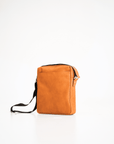 Cognac Brown Large Leather Shoulder Bag
