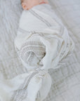 Handwoven Cotton Baby Swaddle