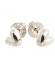 Sweetheart Silver Stud Earrings