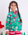 Premium Organic Cotton Kids Sweatshirt with Cozy Fleece Lining and Cute Forest Animal Print by Toby Tiger at brixbailey.com