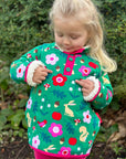 Cozy Organic Cotton Kids Sweatshirt with Fleece Lining, Fun Forest Animal Print, GOTS Certified, Eco-Friendly Wash by Toby Tiger at brixbailey.com