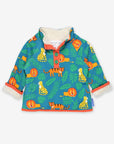 Premium Jungle Print Organic Cotton Fleece-Lined Sweatshirt for Kids with Pockets and Cozy Warmth by Toby Tiger at brixbailey.com