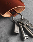 Stylish Leather Key Pouchie – Scratch-Free & Easy Access by Craftory at brixbailey.com