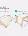 Climbing Table and Chair Set for Active Play