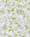 Pretty Meadow Green Floral Cotton Tablecloth