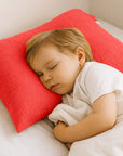 taie oreiller coton biologique bébé fraise enfants