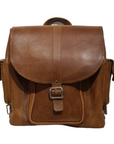 Men's Leather Tannery Backpack - Tan