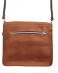 Soft Tannery Leather Messenger - Tan