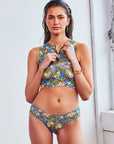 Tan Through Racer Bikini Set Wild Tropic
