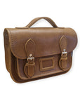 Leather Midi Satchel - Tannery Tan