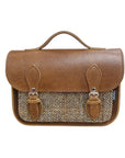 Midi Tannery & Tweed Satchel - Tan