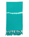 Teal Tie Dye Turkish Beach Towel