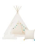 Charming Handmade Tipi Tent Set – Cozy & Safe Kids Play Area by Sówka at brixbailey.com