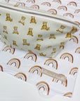 Nappy Wallet - Teddy Bear Print