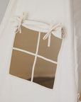 Beige Kids Indoor and Outdoor Teepee Tent